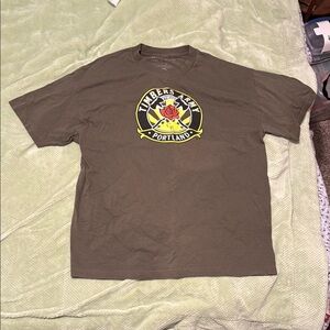 Brown Short Sleeve Tee Portland Timbers Army size XL